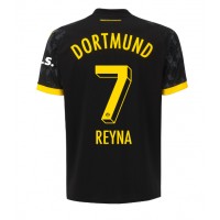 Maglie da calcio Borussia Dortmund Giovanni Reyna #7 Seconda Maglia 2023-24 Manica Corta